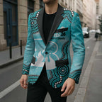 Brisbane Heat NAIDOC Week 2026 Custom Blazer 50 Years Deadly Indigenous Art Glitter Effect