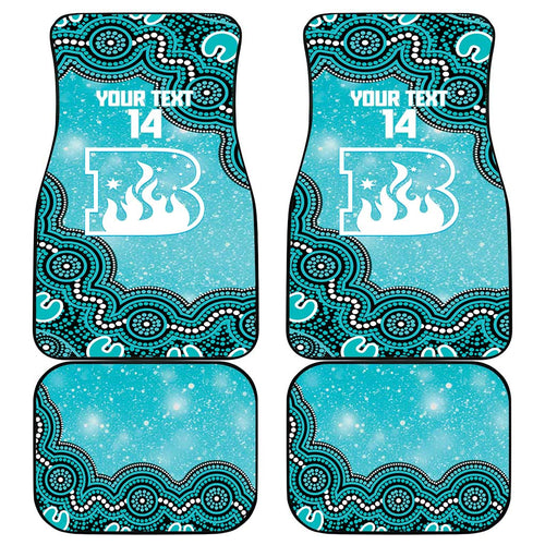 Brisbane Heat NAIDOC Week 2026 Custom Car Mats 50 Years Deadly Indigenous Art Glitter Effect