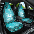 Brisbane Heat NAIDOC Week 2026 Custom Car Seat Cover 50 Years Deadly Indigenous Art Glitter Effect