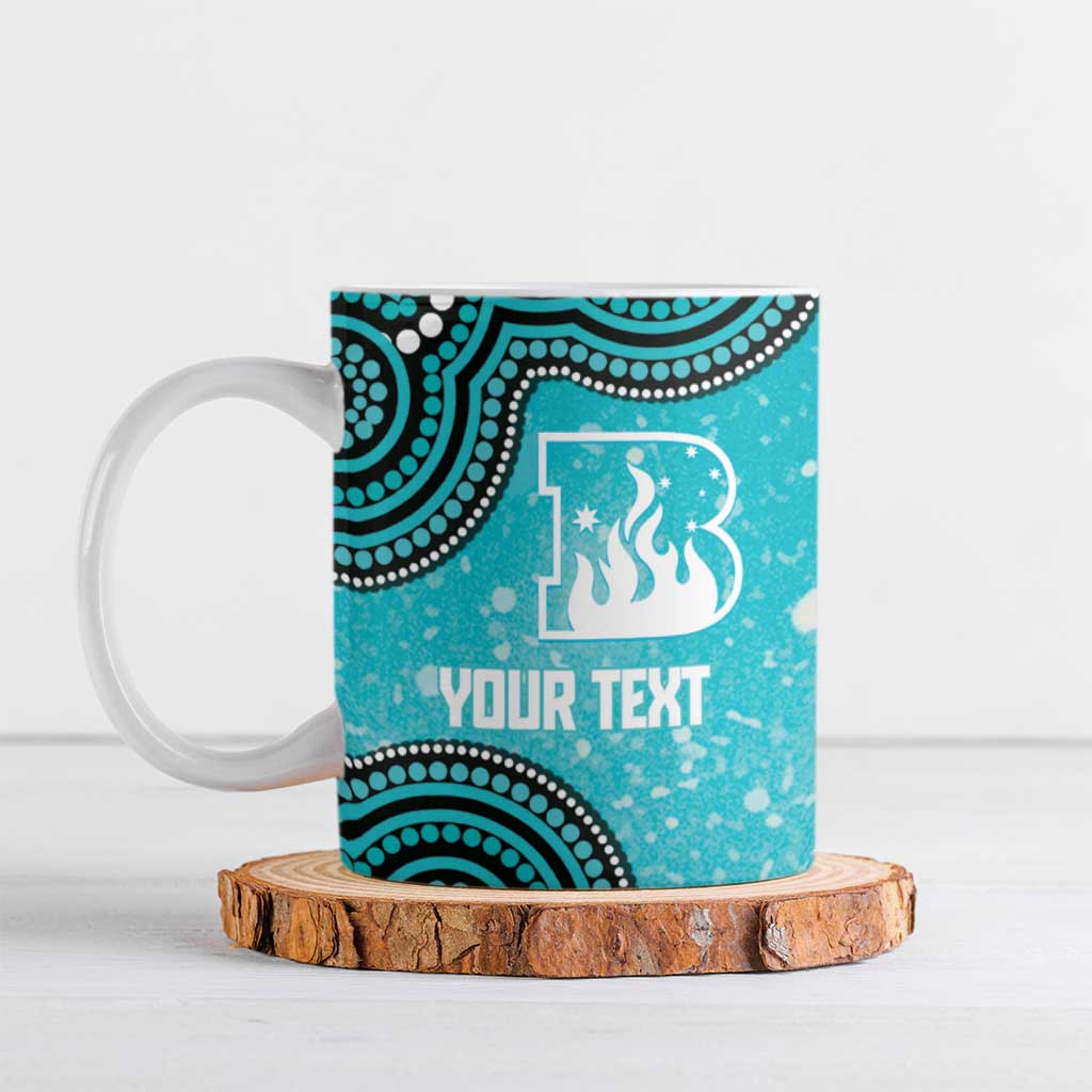 Brisbane Heat NAIDOC Week 2026 Custom Ceramic Mug 50 Years Deadly Indigenous Art Glitter Effect