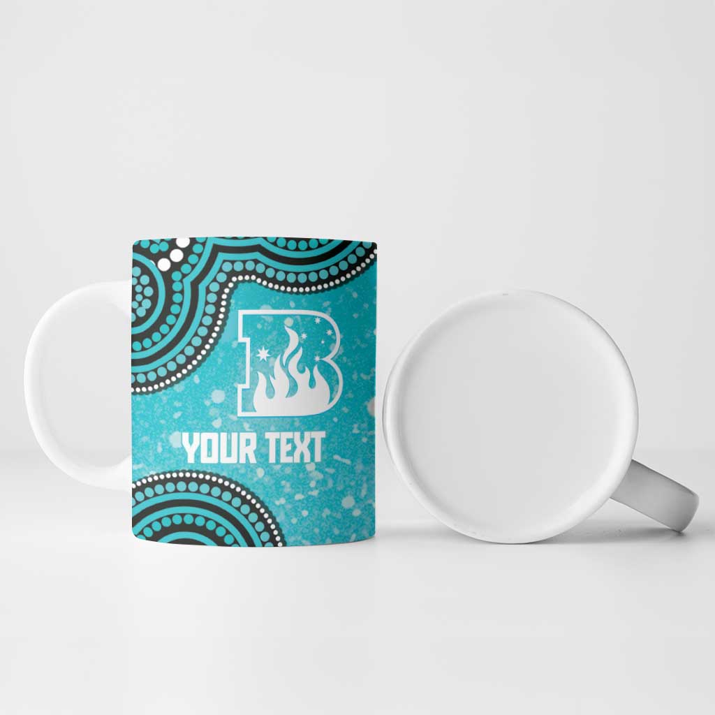 Brisbane Heat NAIDOC Week 2026 Custom Ceramic Mug 50 Years Deadly Indigenous Art Glitter Effect