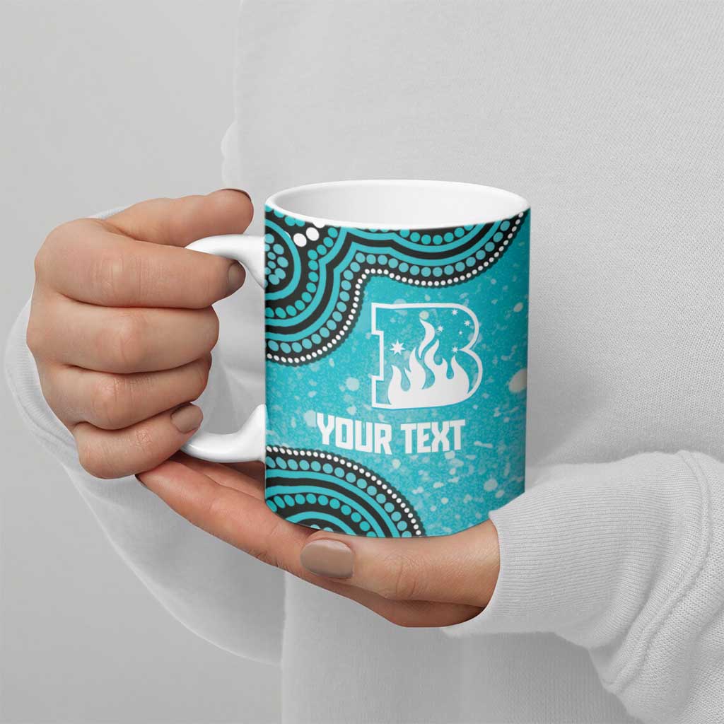 Brisbane Heat NAIDOC Week 2026 Custom Ceramic Mug 50 Years Deadly Indigenous Art Glitter Effect