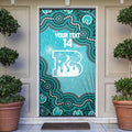 Brisbane Heat NAIDOC Week 2026 Custom Door Cover 50 Years Deadly Indigenous Art Glitter Effect