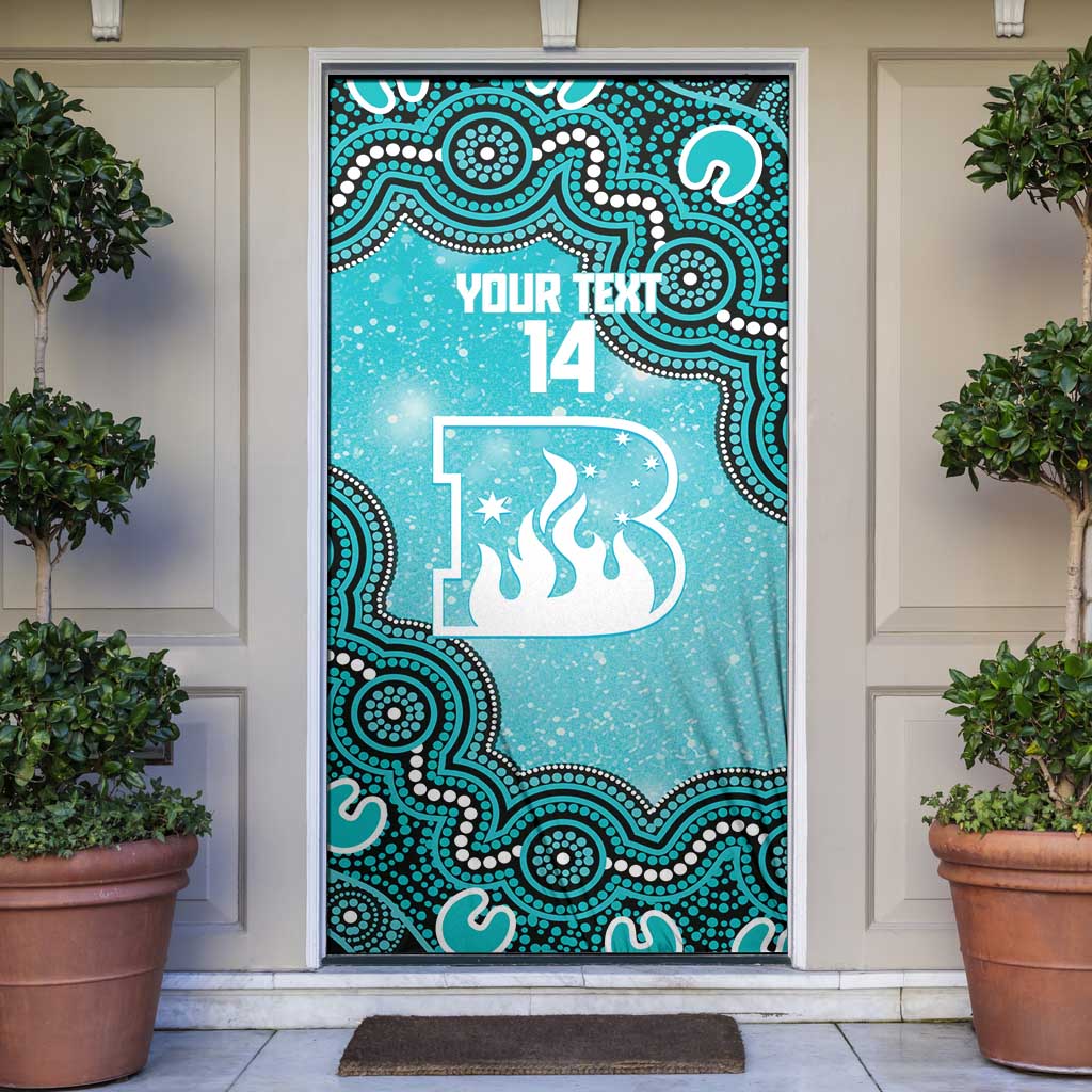 Brisbane Heat NAIDOC Week 2026 Custom Door Cover 50 Years Deadly Indigenous Art Glitter Effect