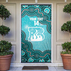 Brisbane Heat NAIDOC Week 2026 Custom Door Cover 50 Years Deadly Indigenous Art Glitter Effect