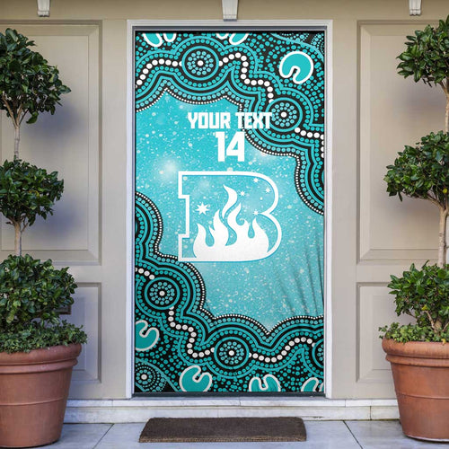 Brisbane Heat NAIDOC Week 2026 Custom Door Cover 50 Years Deadly Indigenous Art Glitter Effect