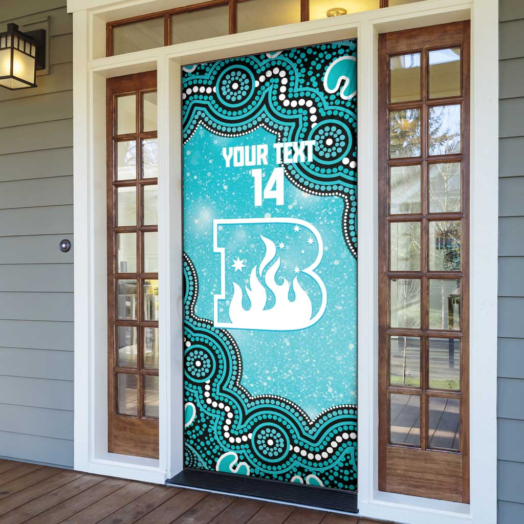 Brisbane Heat NAIDOC Week 2026 Custom Door Cover 50 Years Deadly Indigenous Art Glitter Effect