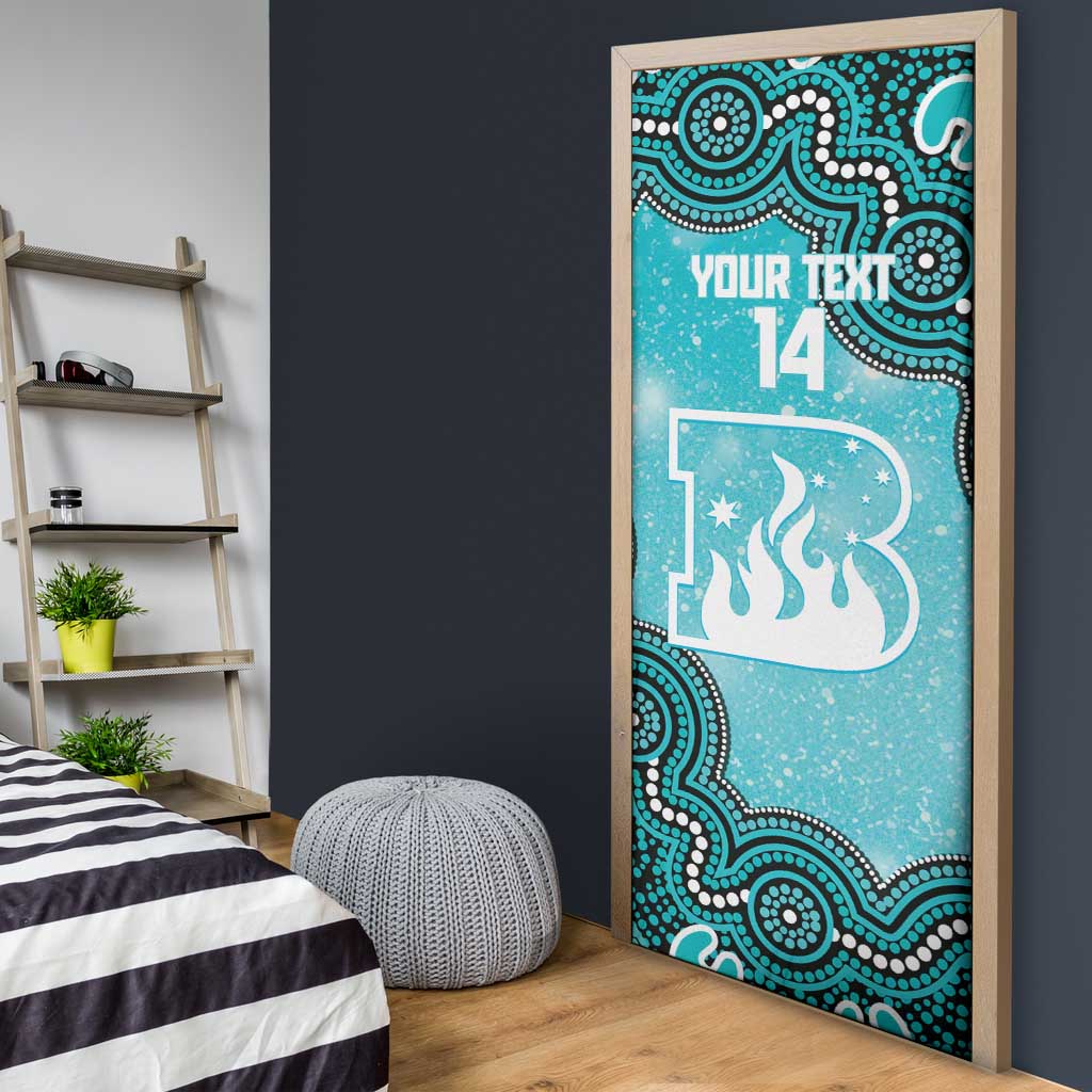 Brisbane Heat NAIDOC Week 2026 Custom Door Cover 50 Years Deadly Indigenous Art Glitter Effect