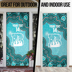 Brisbane Heat NAIDOC Week 2026 Custom Door Cover 50 Years Deadly Indigenous Art Glitter Effect