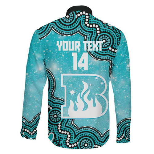 Brisbane Heat NAIDOC Week 2026 Custom Family Matching Mermaid Dress and Hawaiian Shirt 50 Years Deadly Indigenous Art Glitter Effect