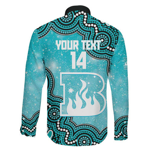 Brisbane Heat NAIDOC Week 2026 Custom Family Matching Summer Maxi Dress and Hawaiian Shirt 50 Years Deadly Indigenous Art Glitter Effect