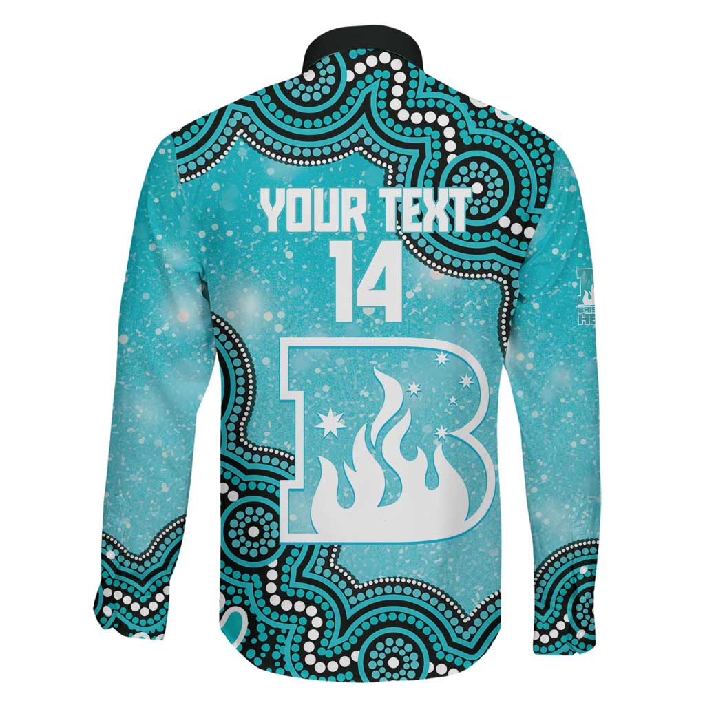 Brisbane Heat NAIDOC Week 2026 Custom Family Matching Tank Maxi Dress and Hawaiian Shirt 50 Years Deadly Indigenous Art Glitter Effect