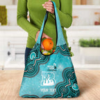 Brisbane Heat NAIDOC Week 2026 Custom Grocery Bag 50 Years Deadly Indigenous Art Glitter Effect