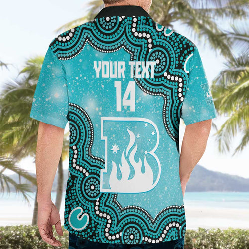 Brisbane Heat NAIDOC Week 2026 Custom Hawaiian Shirt 50 Years Deadly Indigenous Art Glitter Effect