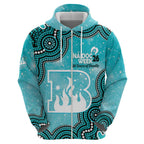 Brisbane Heat NAIDOC Week 2026 Custom Hoodie 50 Years Deadly Indigenous Art Glitter Effect
