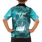 Brisbane Heat NAIDOC Week 2026 Custom Kid Hawaiian Shirt 50 Years Deadly Indigenous Art Glitter Effect