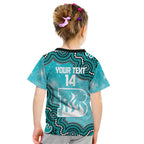 Brisbane Heat NAIDOC Week 2026 Custom Kid T Shirt 50 Years Deadly Indigenous Art Glitter Effect
