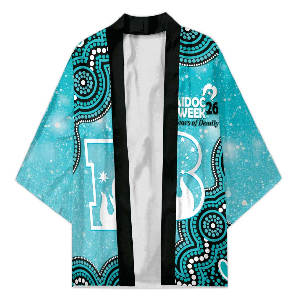 Brisbane Heat NAIDOC Week 2026 Custom Kimono 50 Years Deadly Indigenous Art Glitter Effect
