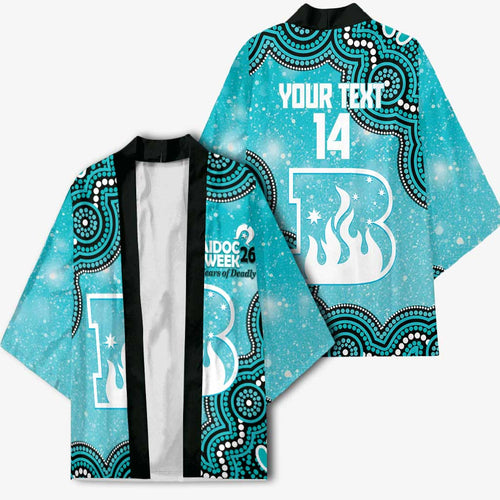 Brisbane Heat NAIDOC Week 2026 Custom Kimono 50 Years Deadly Indigenous Art Glitter Effect