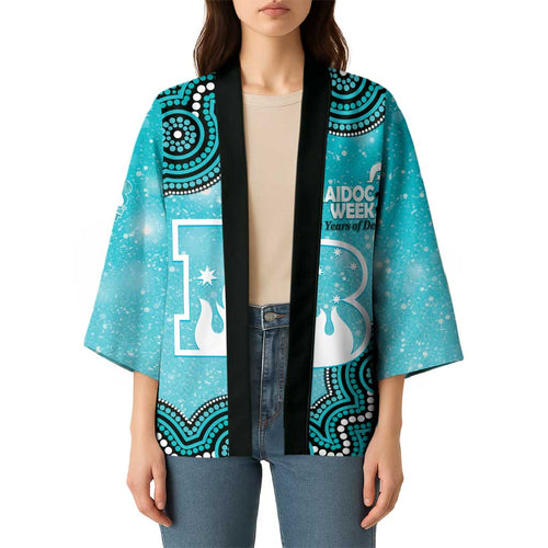 Brisbane Heat NAIDOC Week 2026 Custom Kimono 50 Years Deadly Indigenous Art Glitter Effect