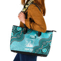 Brisbane Heat NAIDOC Week 2026 Custom Leather Tote Bag 50 Years Deadly Indigenous Art Glitter Effect
