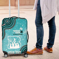 Brisbane Heat NAIDOC Week 2026 Custom Luggage Cover 50 Years Deadly Indigenous Art Glitter Effect