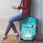 Brisbane Heat NAIDOC Week 2026 Custom Luggage Cover 50 Years Deadly Indigenous Art Glitter Effect