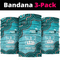 Brisbane Heat NAIDOC Week 2026 Custom Neck Gaiter 50 Years Deadly Indigenous Art Glitter Effect