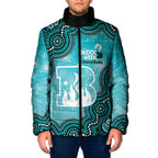 Brisbane Heat NAIDOC Week 2026 Custom Padded Jacket 50 Years Deadly Indigenous Art Glitter Effect