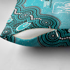 Brisbane Heat NAIDOC Week 2026 Custom Pillow Cover 50 Years Deadly Indigenous Art Glitter Effect