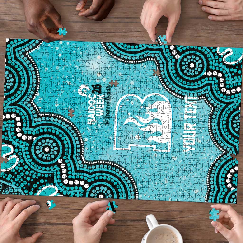 Brisbane Heat NAIDOC Week 2026 Custom Puzzle 50 Years Deadly Indigenous Art Glitter Effect