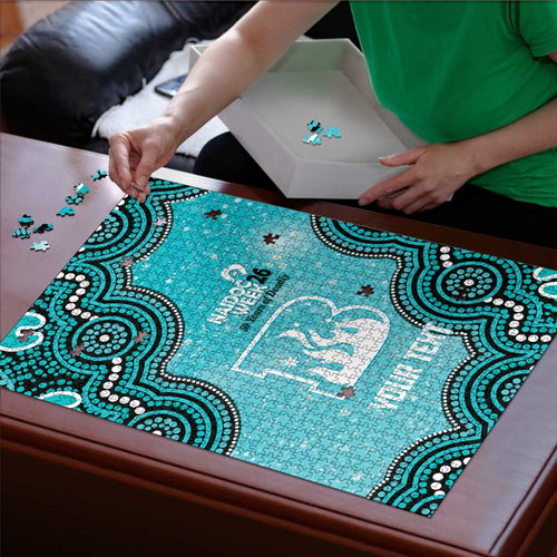 Brisbane Heat NAIDOC Week 2026 Custom Puzzle 50 Years Deadly Indigenous Art Glitter Effect