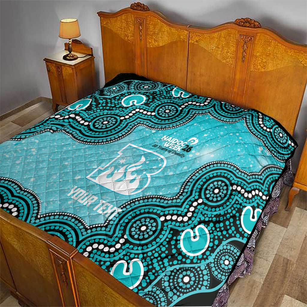 Brisbane Heat NAIDOC Week 2026 Custom Quilt 50 Years Deadly Indigenous Art Glitter Effect