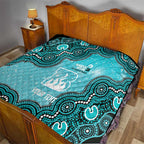 Brisbane Heat NAIDOC Week 2026 Custom Quilt 50 Years Deadly Indigenous Art Glitter Effect