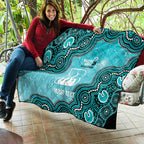 Brisbane Heat NAIDOC Week 2026 Custom Quilt 50 Years Deadly Indigenous Art Glitter Effect