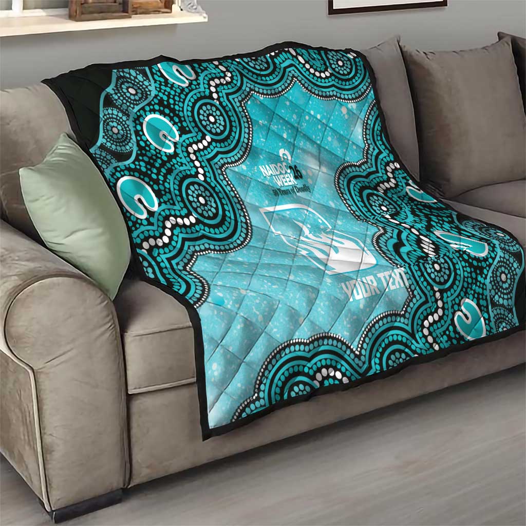 Brisbane Heat NAIDOC Week 2026 Custom Quilt 50 Years Deadly Indigenous Art Glitter Effect