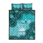 Brisbane Heat NAIDOC Week 2026 Custom Quilt Bed Set 50 Years Deadly Indigenous Art Glitter Effect