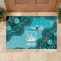 Brisbane Heat NAIDOC Week 2026 Custom Rubber Doormat 50 Years Deadly Indigenous Art Glitter Effect