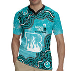 Brisbane Heat NAIDOC Week 2026 Custom Rugby Jersey 50 Years Deadly Indigenous Art Glitter Effect