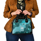 Brisbane Heat NAIDOC Week 2026 Custom Shoulder Handbag 50 Years Deadly Indigenous Art Glitter Effect