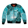 Brisbane Heat NAIDOC Week 2026 Custom Sleeve Zip Bomber Jacket 50 Years Deadly Indigenous Art Glitter Effect