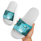 Brisbane Heat NAIDOC Week 2026 Custom Slide Sandals 50 Years Deadly Indigenous Art Glitter Effect