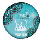 Brisbane Heat NAIDOC Week 2026 Custom Spare Tire Cover 50 Years Deadly Indigenous Art Glitter Effect