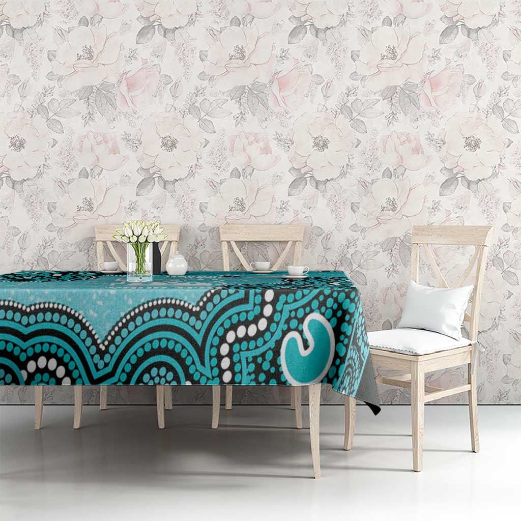 Brisbane Heat NAIDOC Week 2026 Custom Tablecloth 50 Years Deadly Indigenous Art Glitter Effect