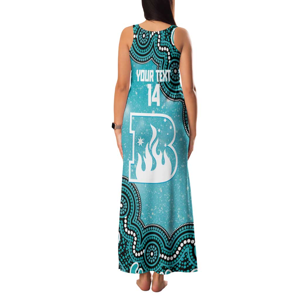 Brisbane Heat NAIDOC Week 2026 Custom Tank Maxi Dress 50 Years Deadly Indigenous Art Glitter Effect
