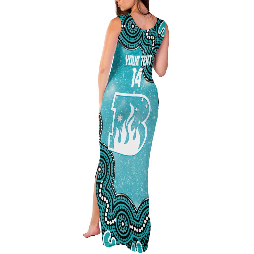 Brisbane Heat NAIDOC Week 2026 Custom Tank Maxi Dress 50 Years Deadly Indigenous Art Glitter Effect
