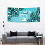 Brisbane Heat NAIDOC Week 2026 Custom Tapestry 50 Years Deadly Indigenous Art Glitter Effect