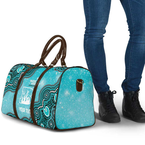 Brisbane Heat NAIDOC Week 2026 Custom Travel Bag 50 Years Deadly Indigenous Art Glitter Effect