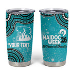 Brisbane Heat NAIDOC Week 2026 Custom Tumbler Cup 50 Years Deadly Indigenous Art Glitter Effect