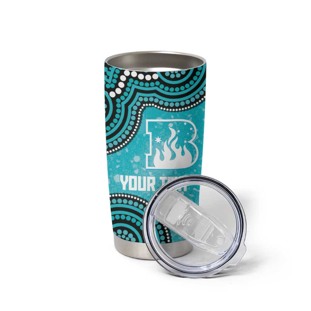Brisbane Heat NAIDOC Week 2026 Custom Tumbler Cup 50 Years Deadly Indigenous Art Glitter Effect